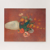 Bouquet in een Chinese Vase door Odilon Redon Legpuzzel (Horizontaal)