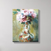 Bouquet in een Vase Pierre Auguste Renoir Canvas Afdruk (Voorkant)