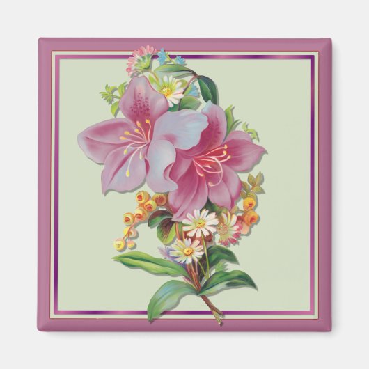  Bouquet Magneet (Voorkant)