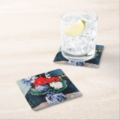 Bouquet met Little Delft, Paul Cezanne Kartonnen Onderzetters (Insitu)