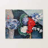 Bouquet met Little Delft, Paul Cezanne Legpuzzel (Horizontaal)