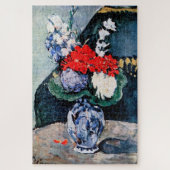 Bouquet met Little Delft, Paul Cezanne Legpuzzel (Verticaal)