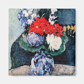 Bouquet met Little Delft, Paul Cezanne Magneet (Voorkant)