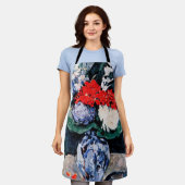 Bouquet met Little Delft, Paul Cezanne Schort (Gedragen)