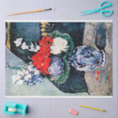 Bouquet met Little Delft, Paul Cezanne Tissuepapier (Craft)