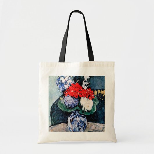 Bouquet met Little Delft, Paul Cezanne Tote Bag (Voorkant)