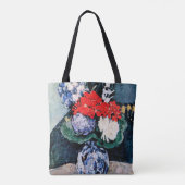 Bouquet met Little Delft, Paul Cezanne Tote Bag (Achterkant)