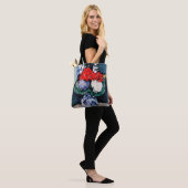 Bouquet met Little Delft, Paul Cezanne Tote Bag (Op model)