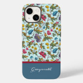 Bouquet met papavers Illustratie en naam Case-Mate iPhone Case (Achterkant)