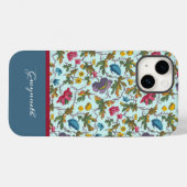 Bouquet met papavers Illustratie en naam Case-Mate iPhone Case (Achterkant (horizontaal))