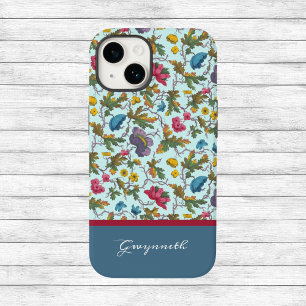  Bouquet met papavers Illustratie en naam Case-Mate iPhone 14 Hoesje