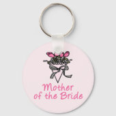 Bouquet Moeder van de Bride Sleutelhanger (Voorkant)