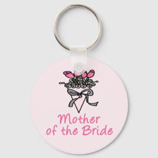 Bouquet Moeder van de Bride Sleutelhanger