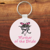 Bouquet Moeder van de Bride Sleutelhanger (Voorkant)