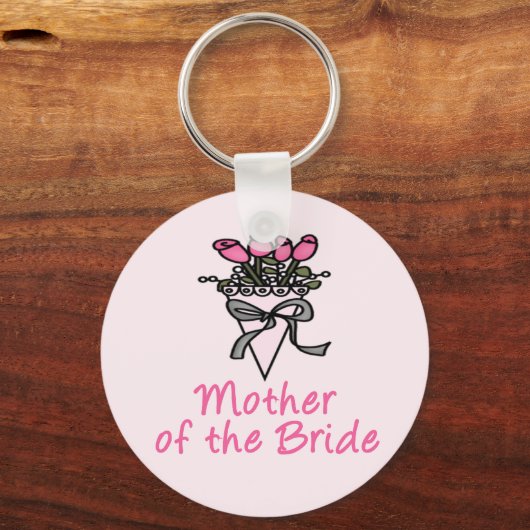 Bouquet Moeder van de Bride Sleutelhanger (Voorkant)