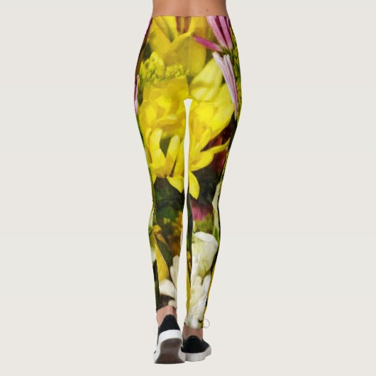 Bouquet of Cheer Painterly Leggings (Achterkant)