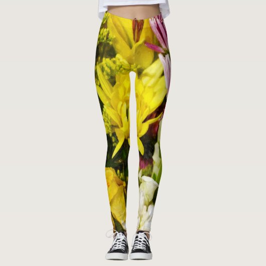 Bouquet of Cheer Painterly Leggings (Voorkant)