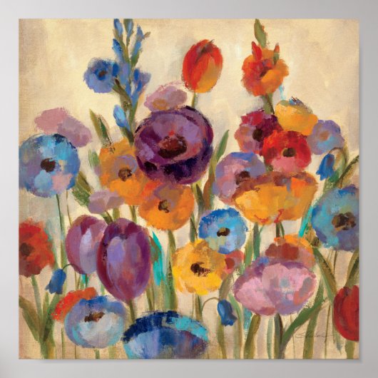 Bouquet of Colorful Flowers Poster (Voorkant)
