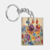 Bouquet of Colorful Flowers Sleutelhanger (Voorkant Links)