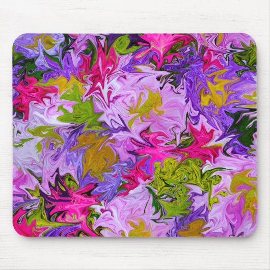 Bouquet of Colors Abstract Art Design Muismat (Voorkant)