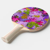 Bouquet of Colors Colorful Abstract Art Design Tafeltennisbatje (Voorkant Gekanteld)