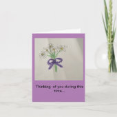 Bouquet of Daisies Get Well Card Kaart (Voorkant)