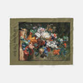 "Bouquet of Flowers" aangepaste vlootsdeken Fleece Deken (Voorkant (Horizontaal))