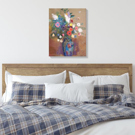 Bouquet of Flowers Canvas Afdruk (Insitu (Slaapkamer))