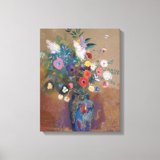 Bouquet of Flowers Canvas Afdruk (Voorkant)