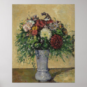 Bouquet of Flowers in a Vase, c.1877 Poster