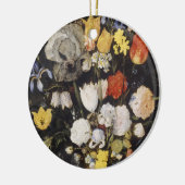 Bouquet of Flowers in een Earthenware Vase Keramisch Ornament (Links)