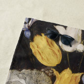 Bouquet of Flowers in een Earthenware Vase Strandlaken (In situ)