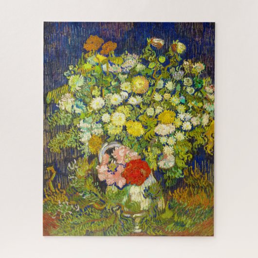 Bouquet of Flowers in een vase Vincent Van Gogh 18 Legpuzzel (Verticaal)