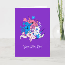 Bouquet of Flowers Kaart