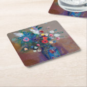 Bouquet of Flowers, Redon Kartonnen Onderzetters (Schuin)