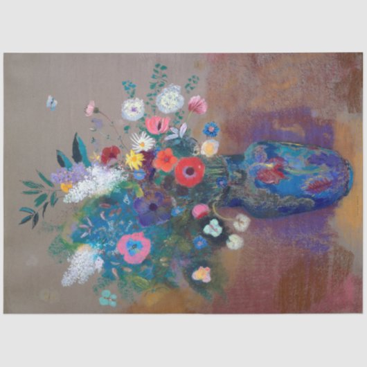 Bouquet of Flowers, Redon Tissuepapier (Voorkant)