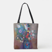 Bouquet of Flowers, Redon Tote Bag (Achterkant)