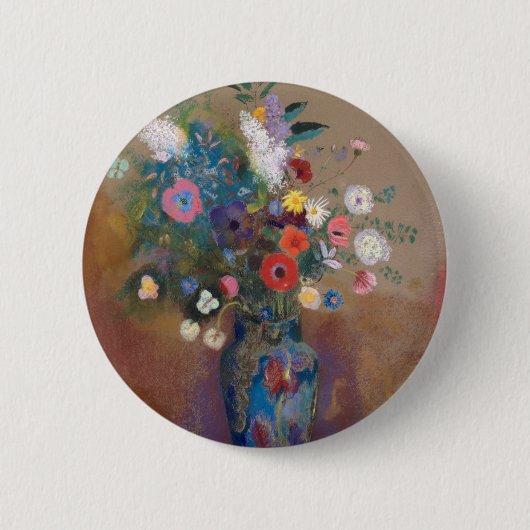 Bouquet of Flowers Ronde Button 5,7 Cm (Voorkant)