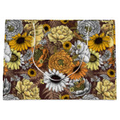 Bouquet of flowers- roses, peonies, daisien an fe groot cadeauzakje (Voorkant)