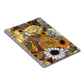 Bouquet of flowers- roses, peonies, daisien an fe notitieboek (Rechterzijde)