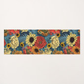 Bouquet of flowers- roses, peonies, daisien an fe yogamat (Achterkant (horizontaal))