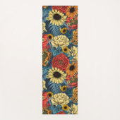 Bouquet of flowers- roses, peonies, daisien an fe yogamat (Voorkant)