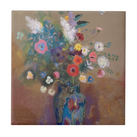 Bouquet of Flowers Tegeltje (Voorkant)