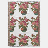 Bouquet of Flowers Throw Deken (Voorkant Verticaal)