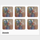 Bouquet of Flowers Vierkante Sticker (Vel)