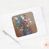 Bouquet of Flowers Vierkante Sticker (Envelop)