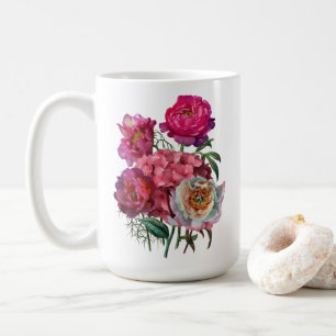 Bouquet of Peonies en Hydrangeas Koffiemok