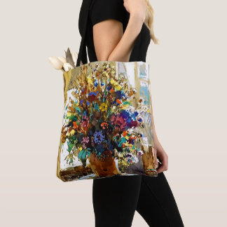 Bouquet of Summer Flowers van Konstantin Gorbatov Tote Bag