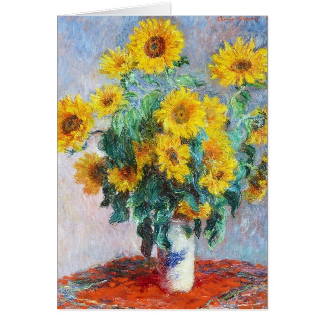 Bouquet of Sunflower, 1880 Claude Monet (Voorkant)