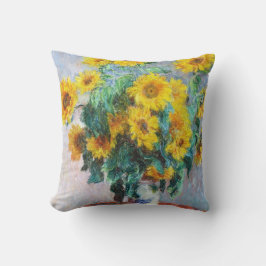Bouquet of Sunflower, 1880 Claude Monet Kussen